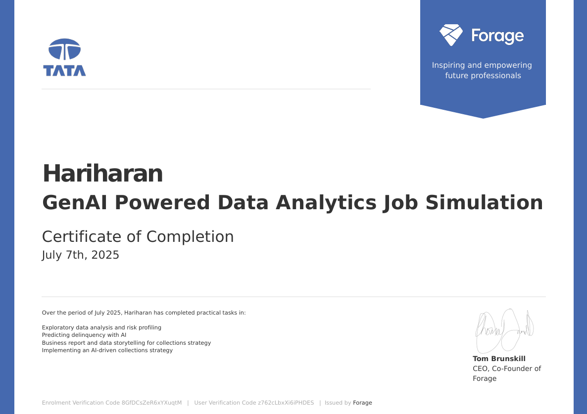 Forage GenAI Simulation Certificate